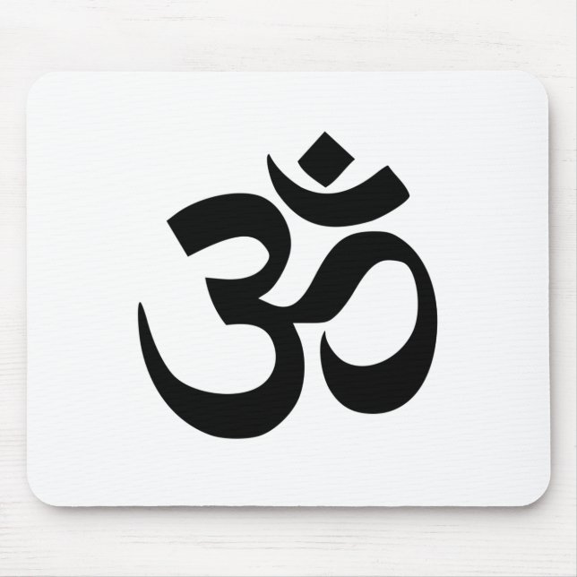 Symbol des Hinduismus-(Ohm) Mousepad (Vorne)