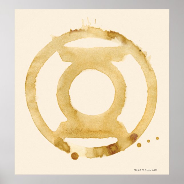 Symbol des Kaffees Poster (Vorne)
