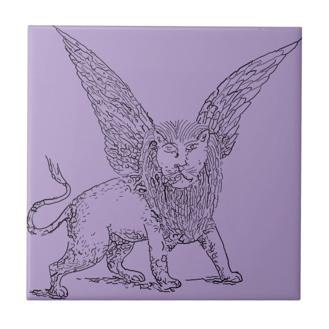 Symbol des Löwen des Hl. Mark Fliese (Vorderseite)