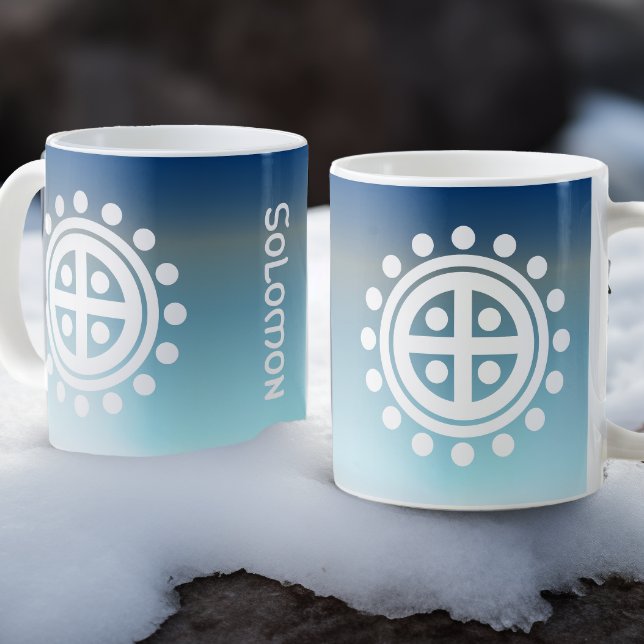 Symbol des Sonnenrads - Personalisiert Jumbo-Tasse (Von Creator hochgeladen)