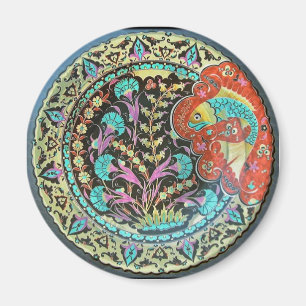 Symbol des Vermögens-viel Glück-Charmes Magnet