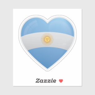 Symbol für Argentinien Liebe Aufkleber