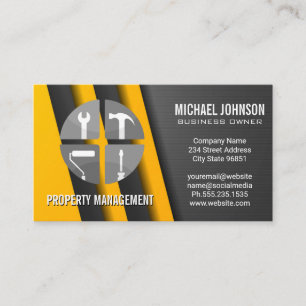 Symbol für Baureparaturdienste   Carpentry Visitenkarte