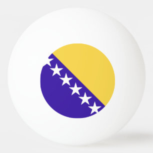 Symbol für Bosnien und Herzegowina Tischtennisball