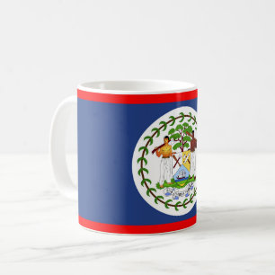 Symbol für das Flaggenland von Belize Tasse