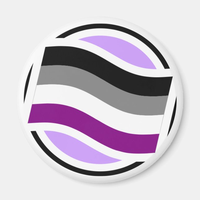 Symbol für den asexuellen Pop Magnet (Vorne)