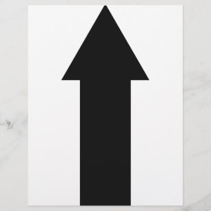Symbol für den schwarzen Pfeil nach oben Flyer