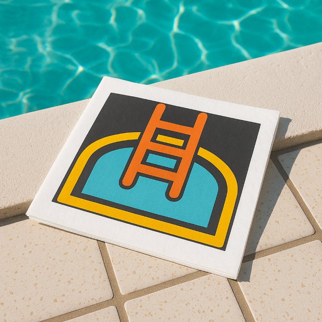 Symbol für den Swimmingpool Serviette (Von Creator hochgeladen)