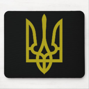 Symbol für den ukrainischen Militärtrident Mittelu Mousepad