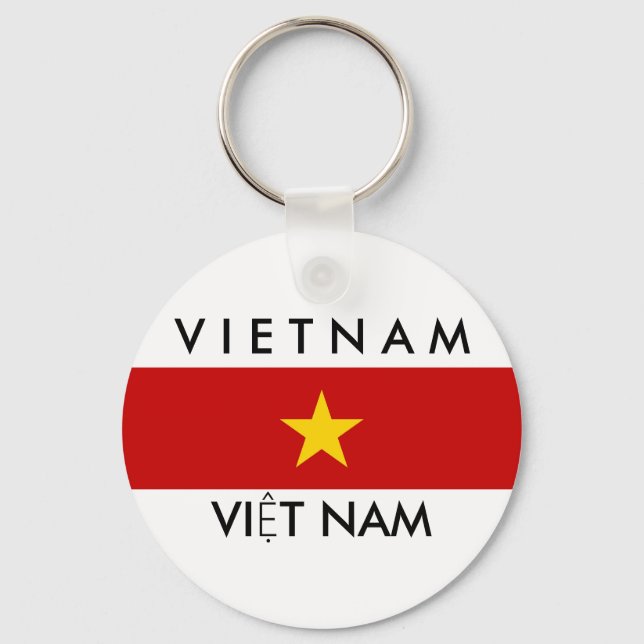 Symbol für die Bezeichnung der vietnam-Landesmarke Schlüsselanhänger (Vorderseite)