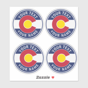 Symbol für die Colorado-Flagge II Aufkleber