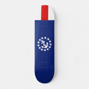 Symbol für die Flagge eines amerikanischen Schiffe Skateboard