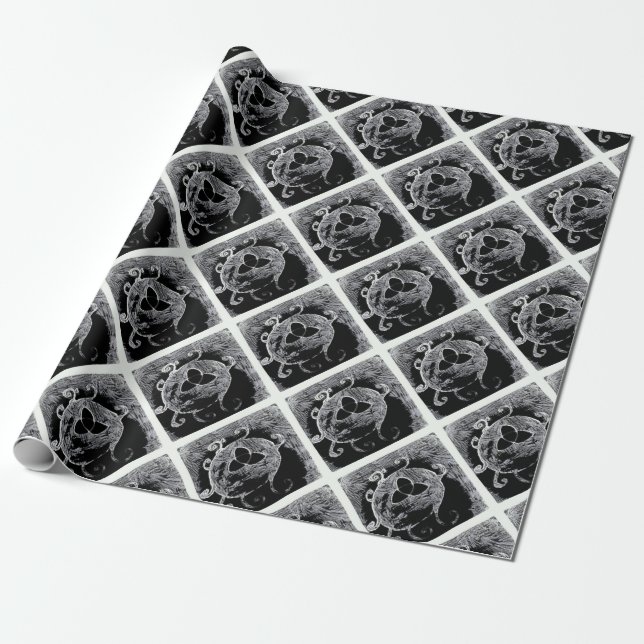 Symbol für die Hexen Geschenkpapier (Ungerollt)