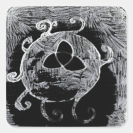 Symbol für die Hexen Quadratischer Aufkleber