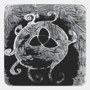 Symbol für die Hexen Quadratischer Aufkleber
