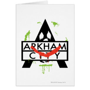 Symbol für die Stadt Arkham mit Joker 2