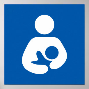 Symbol für Ernährung/Stillzeit Poster