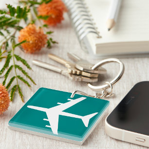Symbol für Flughafenzeichen Zeichen für das Flugze Schlüsselanhänger