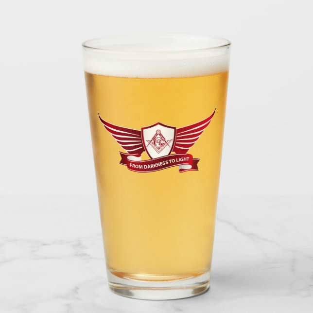 Symbol für Freimaurerei und Schild Glas (Vorne (Gefüllt))