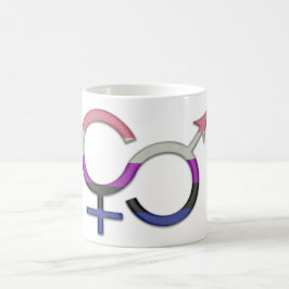 Symbol für Geschlechtsflüssigkeiten in den Farben  Kaffeetasse