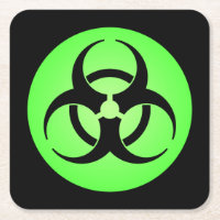 Symbol für grüne Biogefährdung