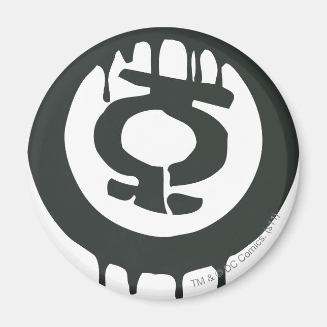 Symbol für grüne Lantern Magnet (Vorne)