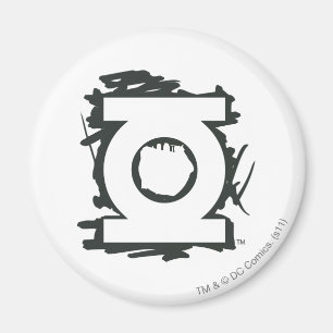 Symbol für grüne Signalleuchten Magnet