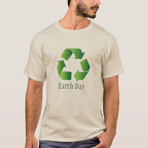 Symbol für grünen Recycle T-Shirt
