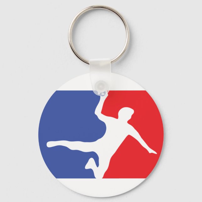 Symbol für Handball-Legende Schlüsselanhänger (Vorderseite)