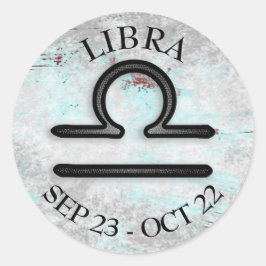 Symbol für Horoskop-Zeichen Runder Aufkleber
