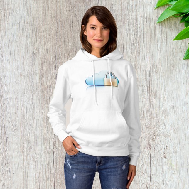 Symbol für Internetsicherheit Padlock Secure Hoodi Hoodie (Von Creator hochgeladen)