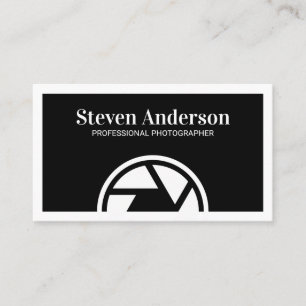 Symbol für Kameraschließung Visitenkarte