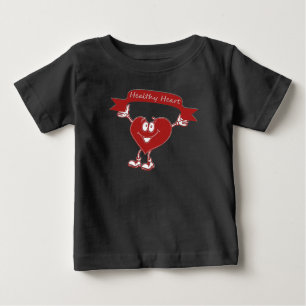 Symbol für Kardiologie des Bewusstseins für gesund Baby T-shirt