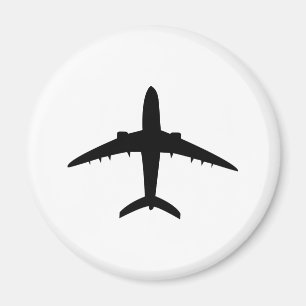 Symbol für Luftfahrzeuge des Flugzeug Magnet