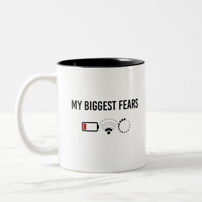 Symbol für mein Shirt-Programm mit der größten Ang Zweifarbige Tasse (Links)
