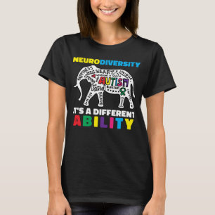 Symbol für Neurovielfalt Autismus Kreatur Männer T-Shirt