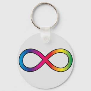 Symbol für Neurovielfalt Schlüsselanhänger