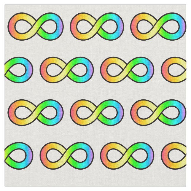 Symbol für NeuroVielfalt Stoff (Nahaufnahme)