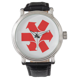 Symbol für Nichtwiederverwertung Armbanduhr