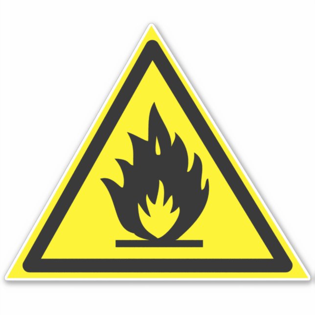 Symbol für oxidative Stoffe Aufkleber (Vorderseite)