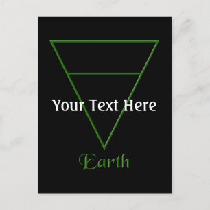Symbol für Pagan-Elemente Postkarte