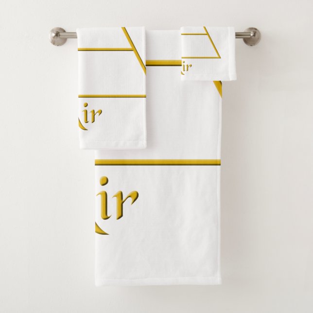 Symbol für Pagan-Luftelement Badhandtuch Set (Insitu)