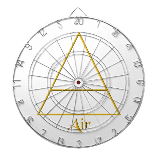 Symbol für Pagan-Luftelement Dartscheibe (vorne)