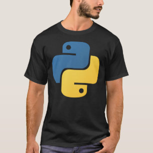 Symbol für Programmiersprache Python   T-Shirt