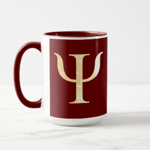 Symbol für Psychologie Maroon Red Tasse