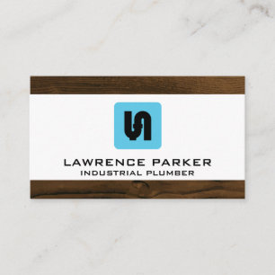 Symbol für Rohrsystem   Klempner Visitenkarte