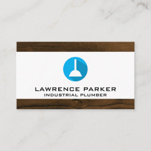 Symbol für Rohrsystem Plunger Visitenkarte