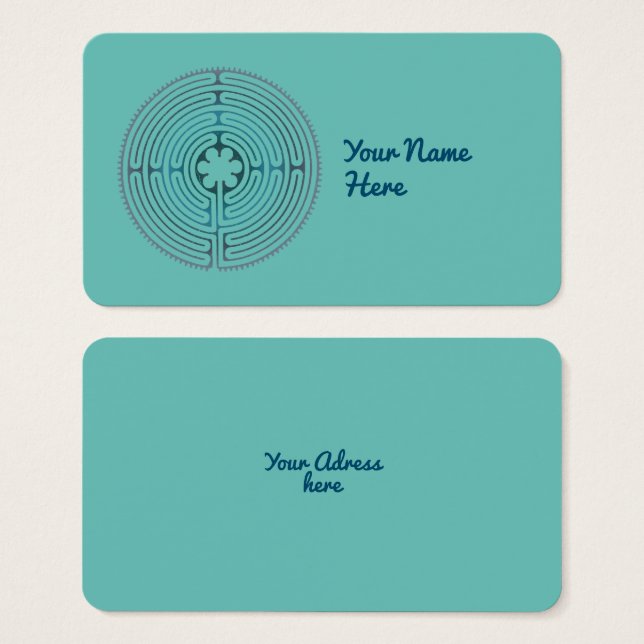 Symbol für Sacred Geometry - Chartres Labyrinth 1 (Vorne & Hinten)