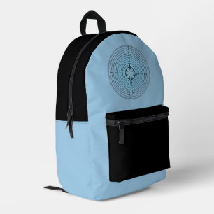 Symbol für Sacred Geometry - Chartres Labyrinth 1 Bedruckter Rucksack