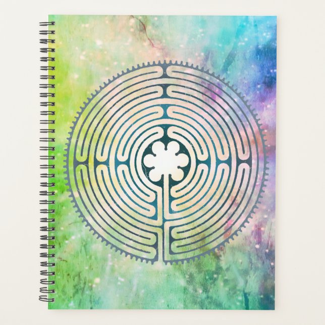 Symbol für Sacred Geometry - Chartres Labyrinth 1 Planer (Vorderseite)